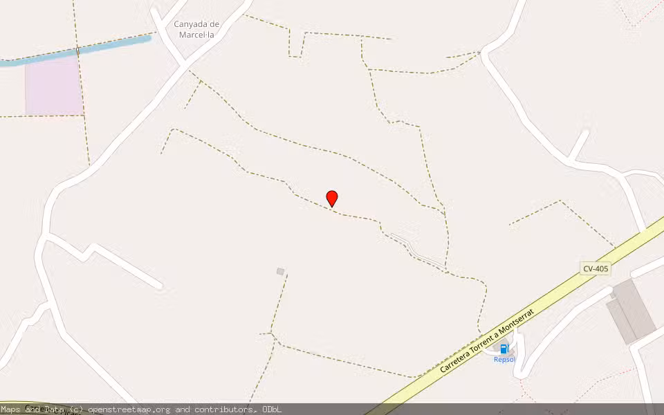 Mapa de Subasta Inmueble (Finca rústica) en Montserrat, Valencia/València