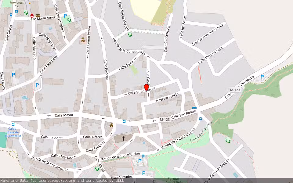 Mapa de Subasta Inmueble (Vivienda) en Algete, Madrid