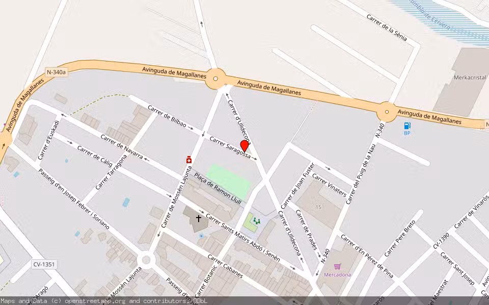 Mapa de Subasta Inmueble (Vivienda) en Benicarlo, Castellón/Castelló