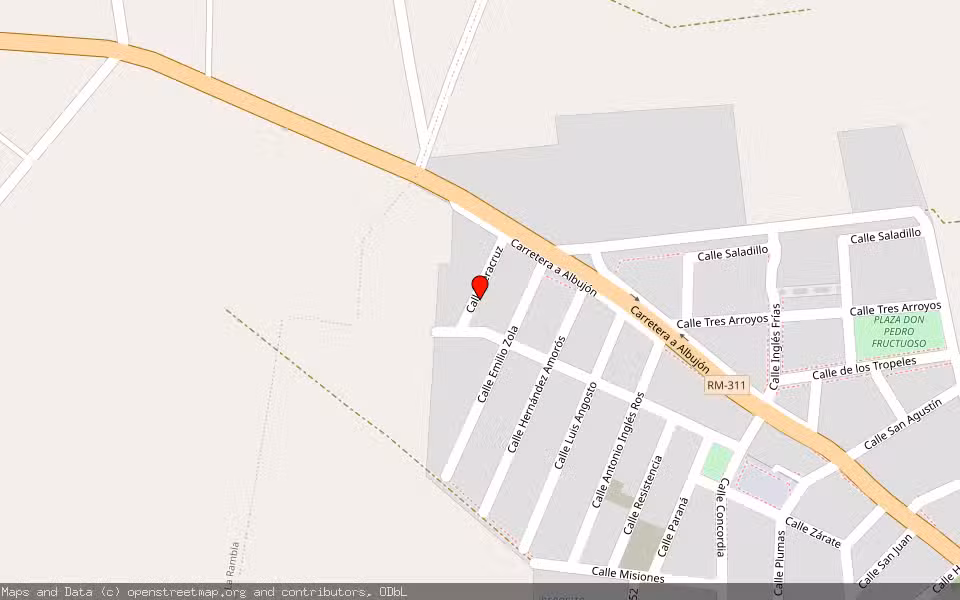 Mapa de Subasta Inmueble (Vivienda) en Cartagena, Murcia