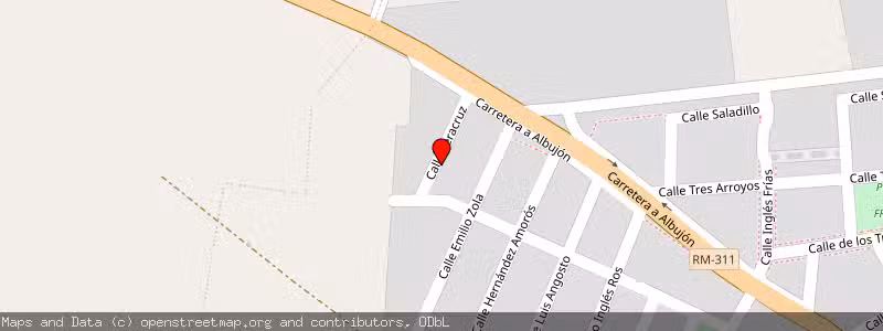 Mapa de Subasta de Inmueble (Vivienda) en Cartagena, Murcia 