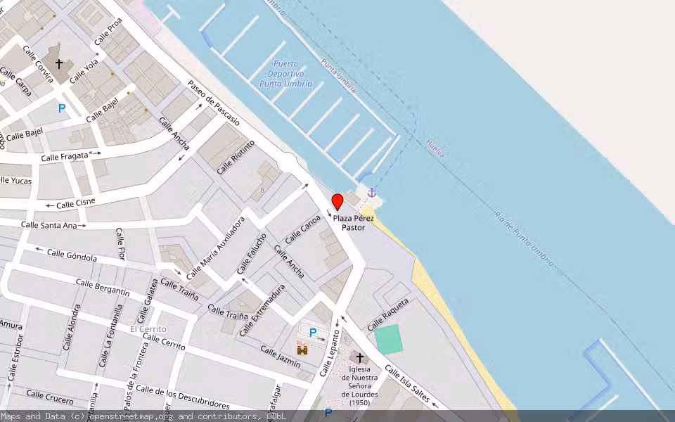 Mapa de Subasta Inmueble (Vivienda) en Punta Umbria, Huelva