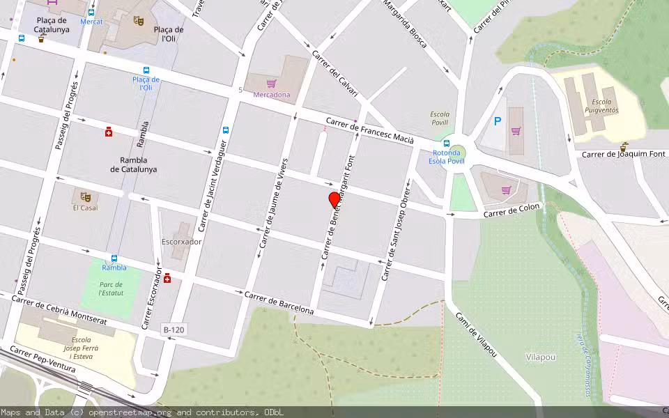 Mapa de Subasta Inmueble (Vivienda) en Olesa De Montserrat, Barcelona