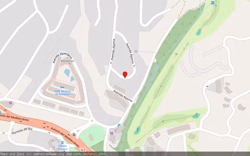 Mapa de Subasta Inmueble (Vivienda) en Marbella, Málaga