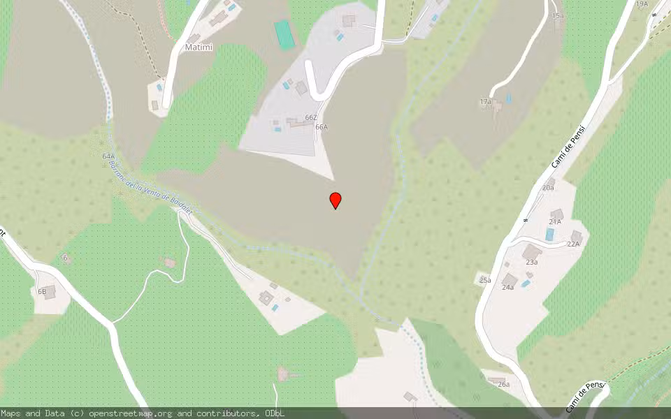 Mapa de Subasta Inmueble (Finca rústica) en Benissa, Alicante/Alacant