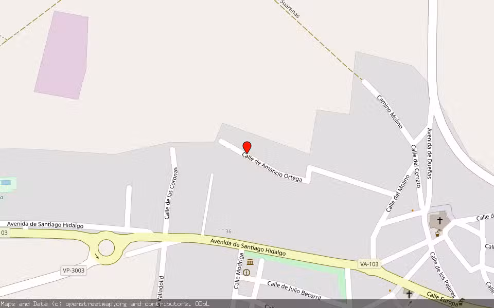 Mapa de Subasta Inmueble (Solar) en Valoria La Buena, Valladolid