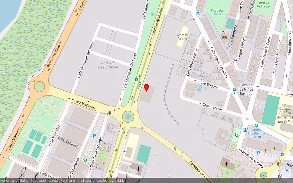 Mapa de Subasta Inmueble (Local comercial) en Huelva