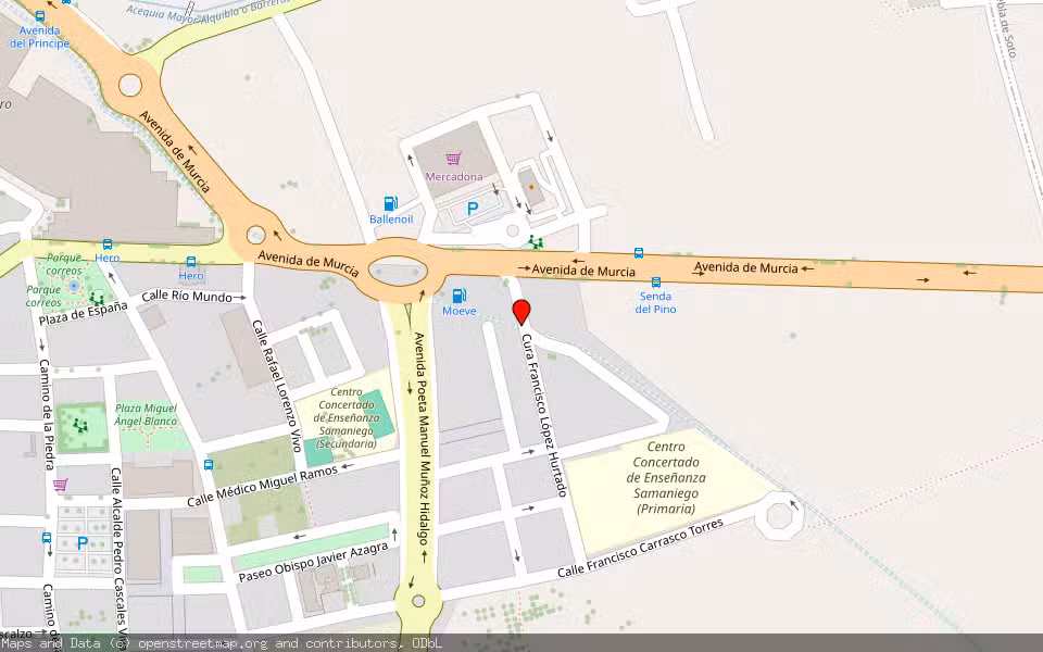 Mapa de Subasta Inmueble (Vivienda) en Alcantarilla, Murcia