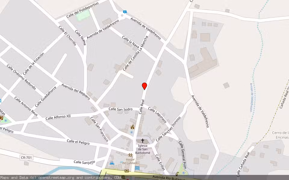 Mapa de Subasta Inmueble (Vivienda) en Retuerta Del Bullaque, Ciudad Real