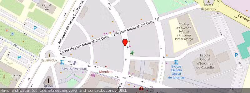 Mapa de Subasta de Inmueble (Garaje) en Castellon De La Plana, Castellón 