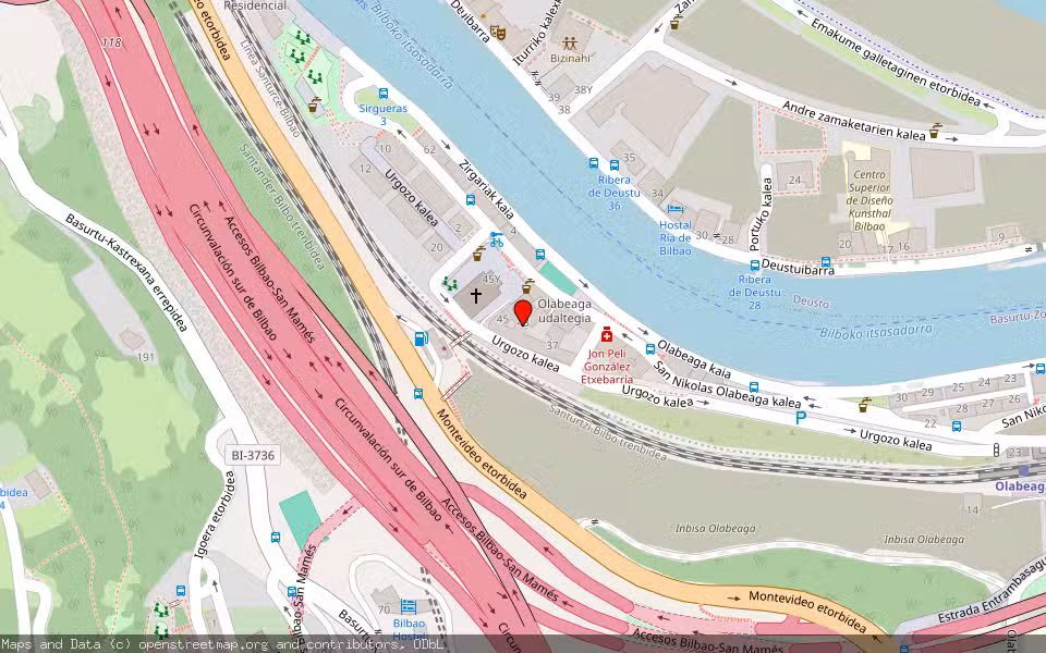 Mapa de Subasta Inmueble (Otros) en Bilbao, Bizkaia