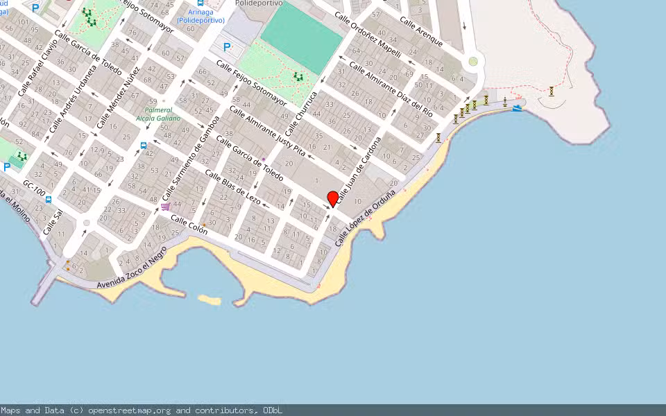 Mapa de Subasta Inmueble (Garaje) en Agüimes, Las Palmas