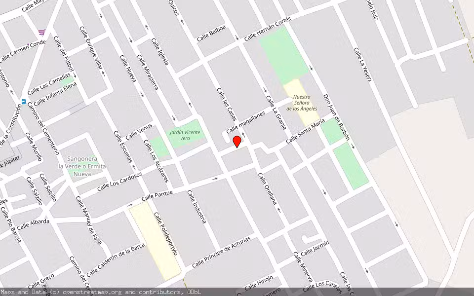 Mapa de Subasta Inmueble (Vivienda) en Murcia