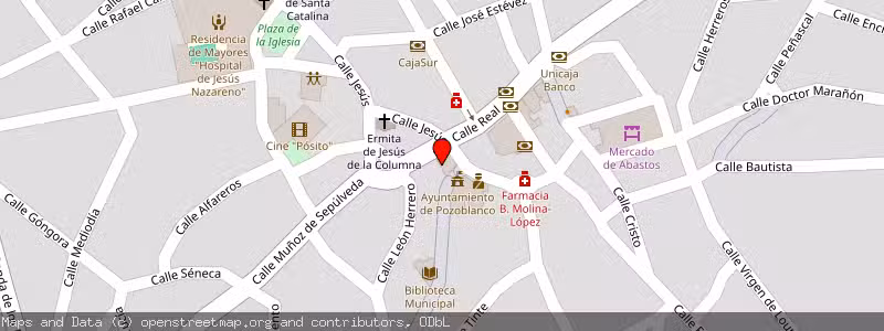 Mapa de Subasta de Inmueble (Finca rústica) en Pozoblanco, Córdoba 