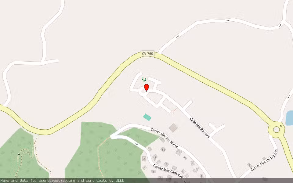 Mapa de Subasta Inmueble (Finca rústica) en La Nucia, Alicante/Alacant