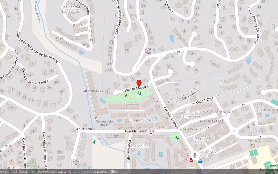 Mapa de Subasta Inmueble (Vivienda) en Mijas, Málaga