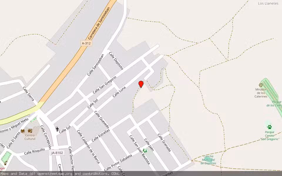 Mapa de Subasta Inmueble (Finca rústica) en Navas De San Juan, Jaén