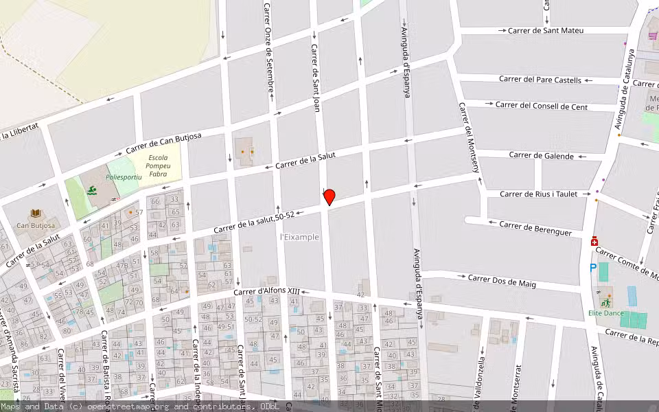 Mapa de Subasta Inmueble (Vivienda) en Parets Del Valles, Barcelona