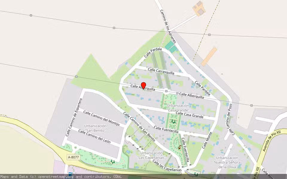 Mapa de Subasta Inmueble (Vivienda) en Salteras, Sevilla