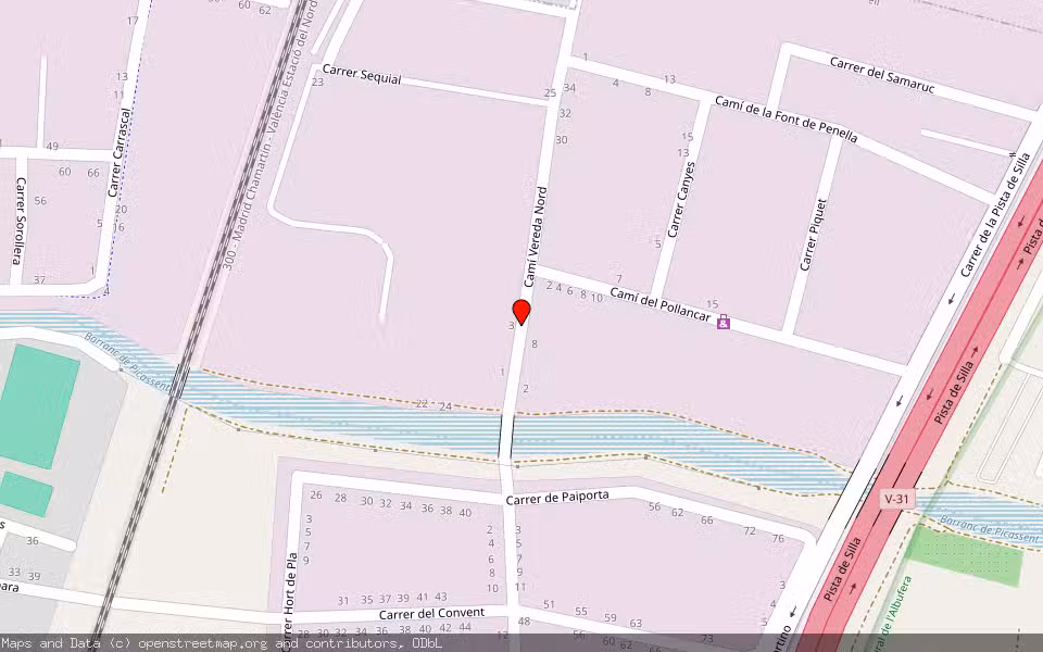 Mapa de Subasta Inmueble (Vivienda) en Beniparrell, Valencia/València