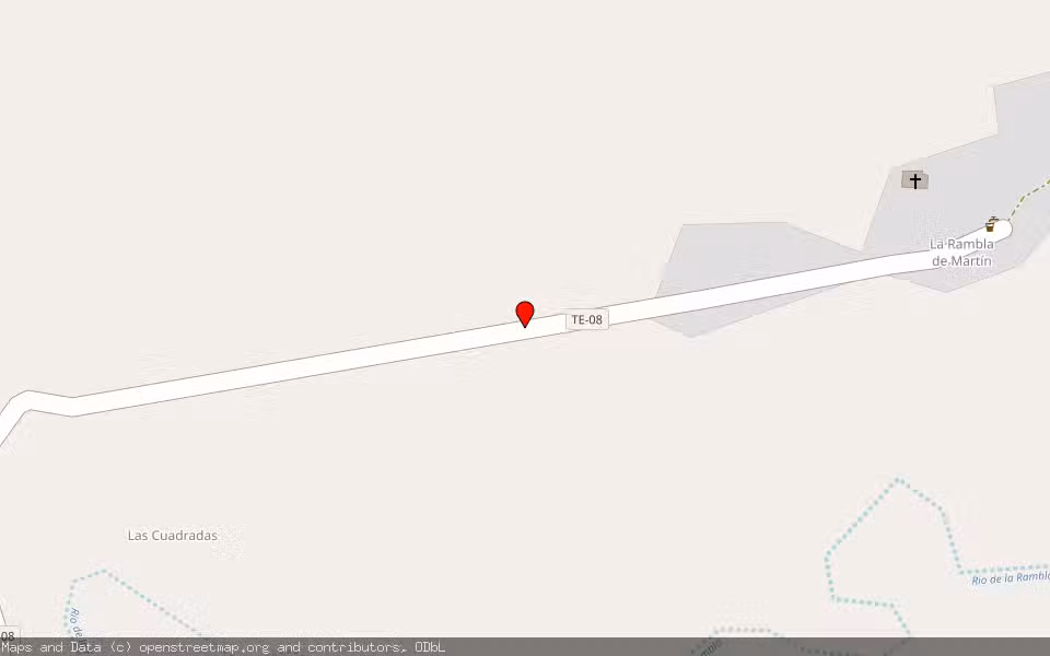 Mapa de Subasta Inmueble (Finca rústica) en Paraje La Rambla De Martin /  Municipio Martin Del Rio, Teruel