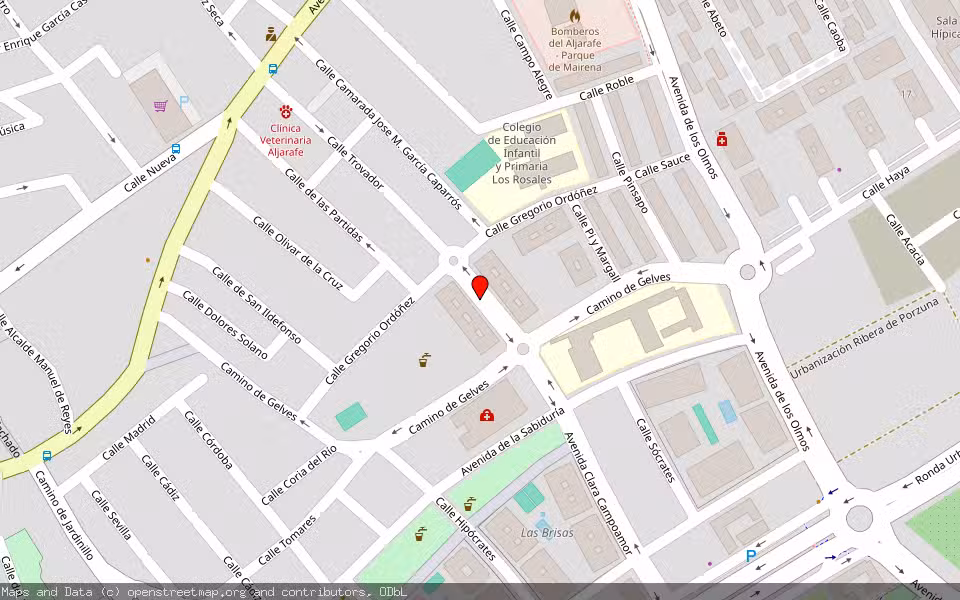 Mapa de Subasta Inmueble (Garaje) en Mairena Del Aljarafe, Sevilla