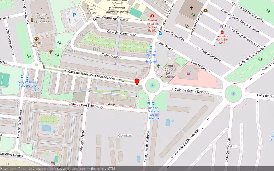 Mapa de Subasta Inmueble (Vivienda) en Getafe, Madrid
