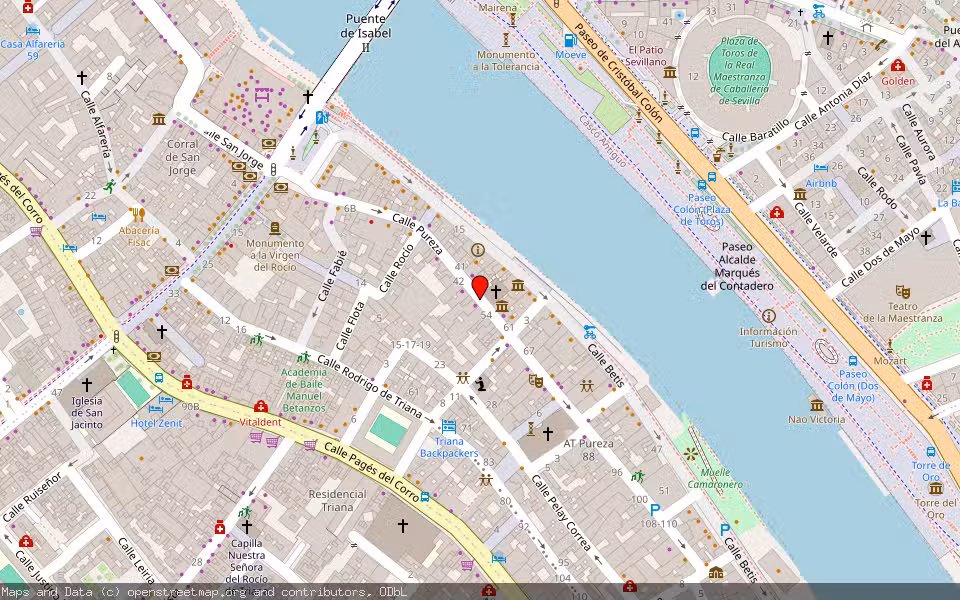 Mapa de Subasta Inmueble (Vivienda) en Sevilla