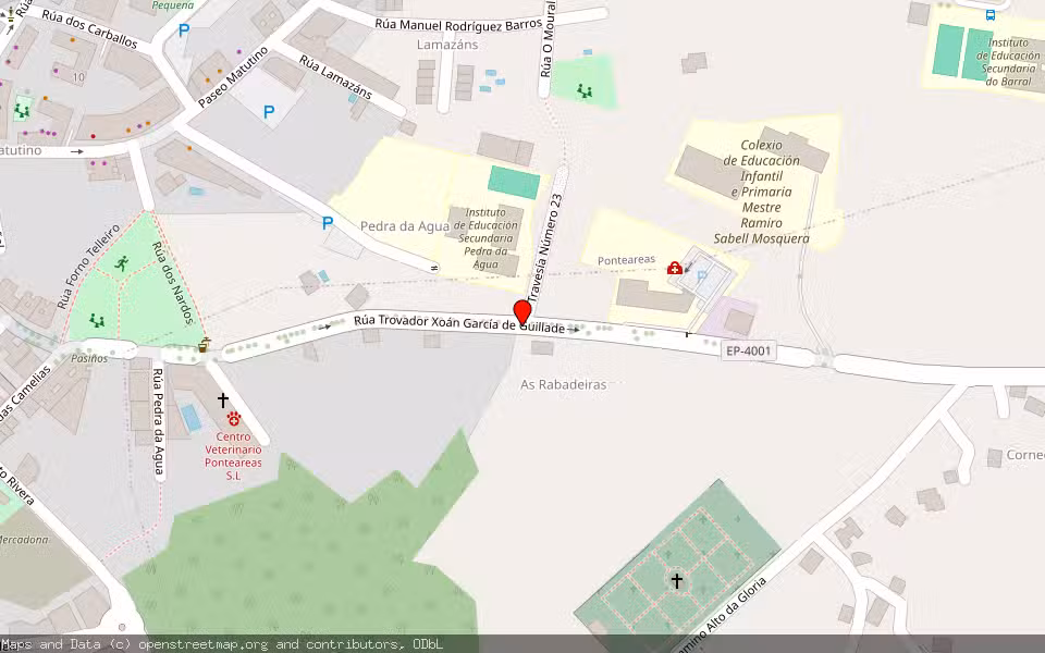 Mapa de Subasta Inmueble (Vivienda) en Ponteareas, Pontevedra