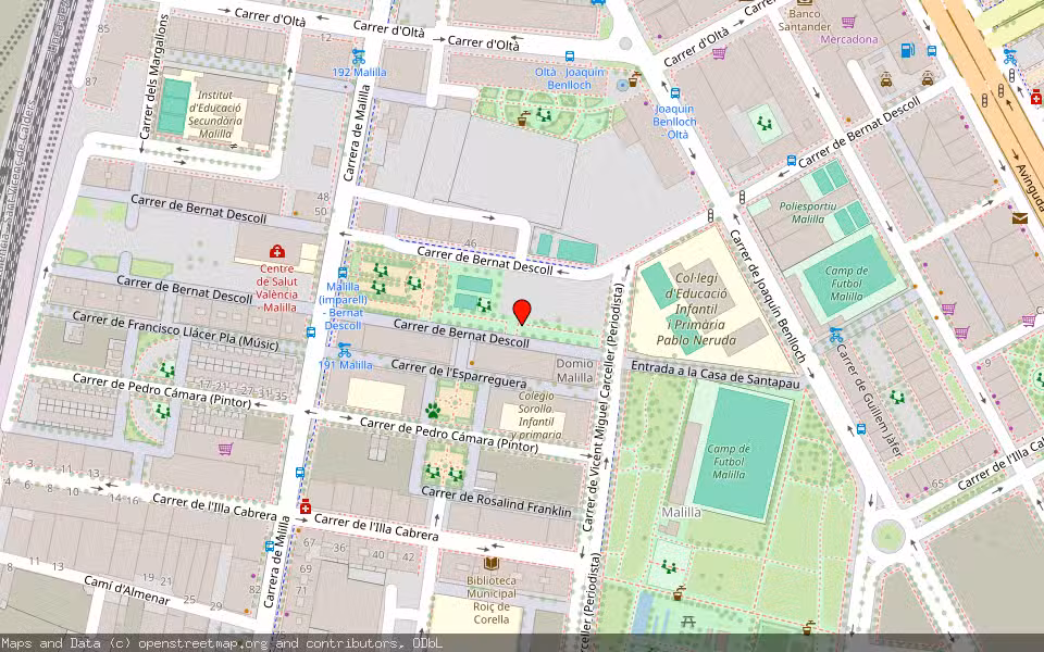 Mapa de Subasta Inmueble (Otros) en Valencia, Valencia/València