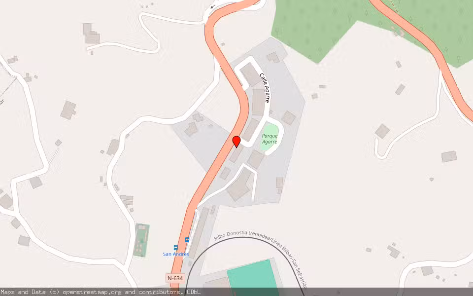 Mapa de Subasta Inmueble (Vivienda) en Zaldibar, Bizkaia