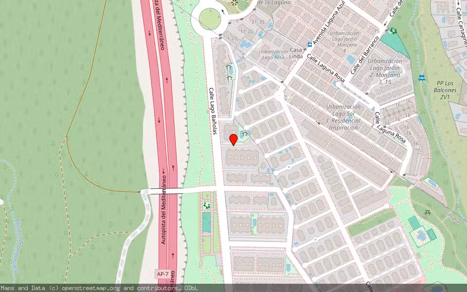Mapa de Subasta Inmueble (Vivienda) en Orihuela, Alicante/Alacant