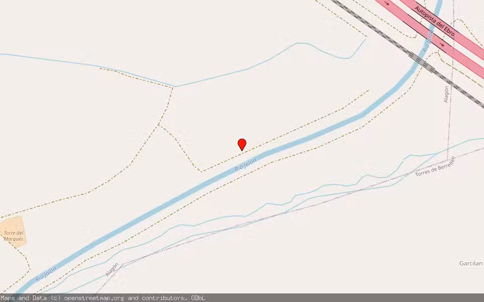 Mapa de Subasta Inmueble (Finca rústica) en Alagon, Zaragoza