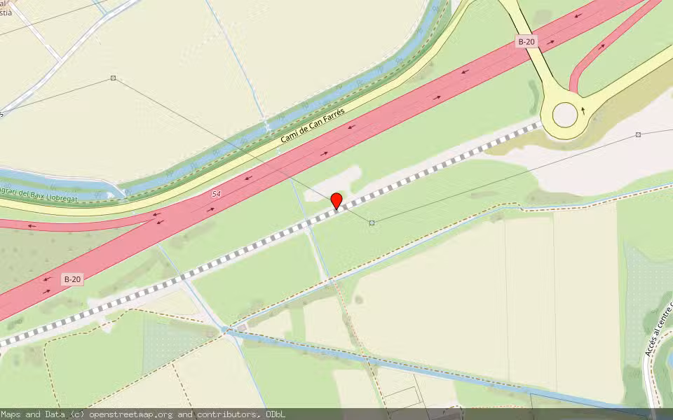 Mapa de Subasta Inmueble (Finca rústica) en El Prat De Llobregat, Barcelona
