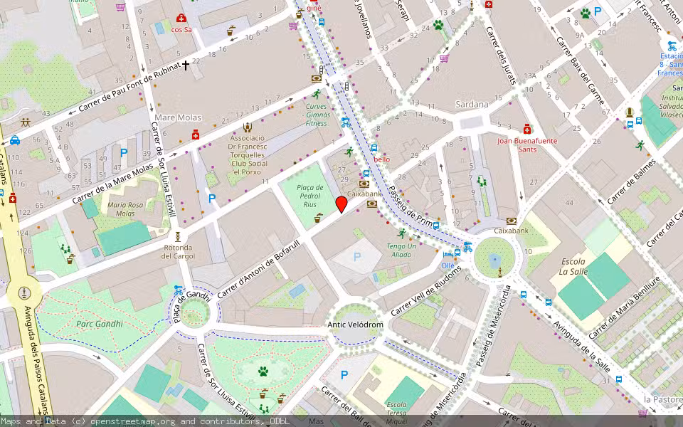 Mapa de Subasta Inmueble (Vivienda) en Reus, Tarragona