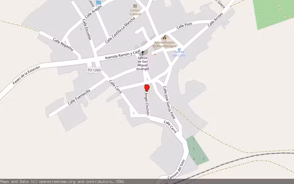 Mapa de Subasta Inmueble (Vivienda) en Montearagon, Toledo