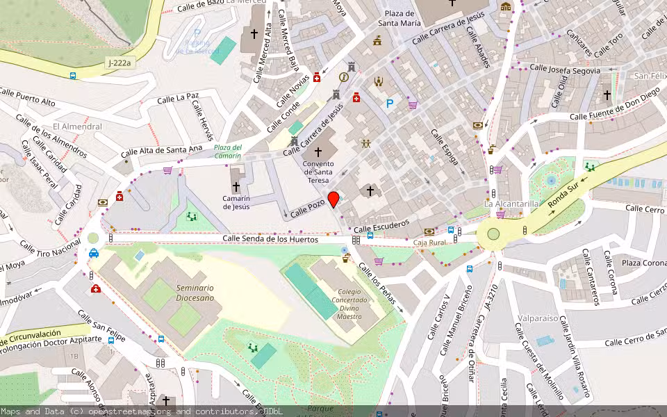 Mapa de Subasta Inmueble (Vivienda) en Jaen, Jaén