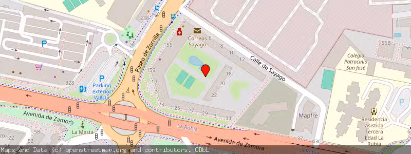 Mapa de Subasta de Inmueble (Garaje) en Valladolid, Valladolid 