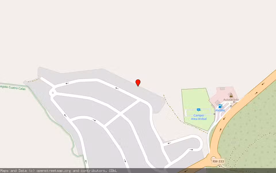 Mapa de Subasta Inmueble (Trastero) en Aguilas, Murcia