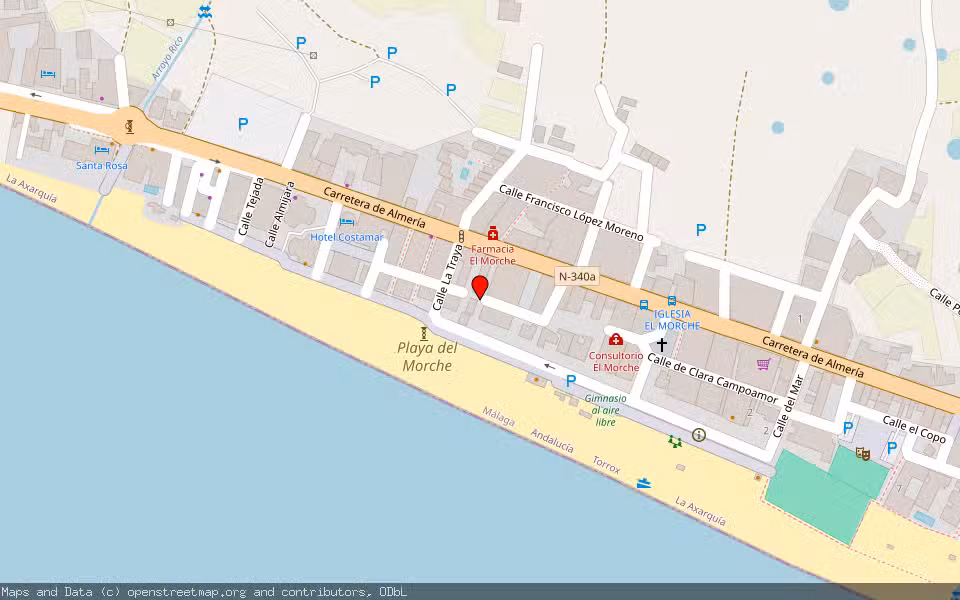 Mapa de Subasta Inmueble (Vivienda) en Torrox, Málaga
