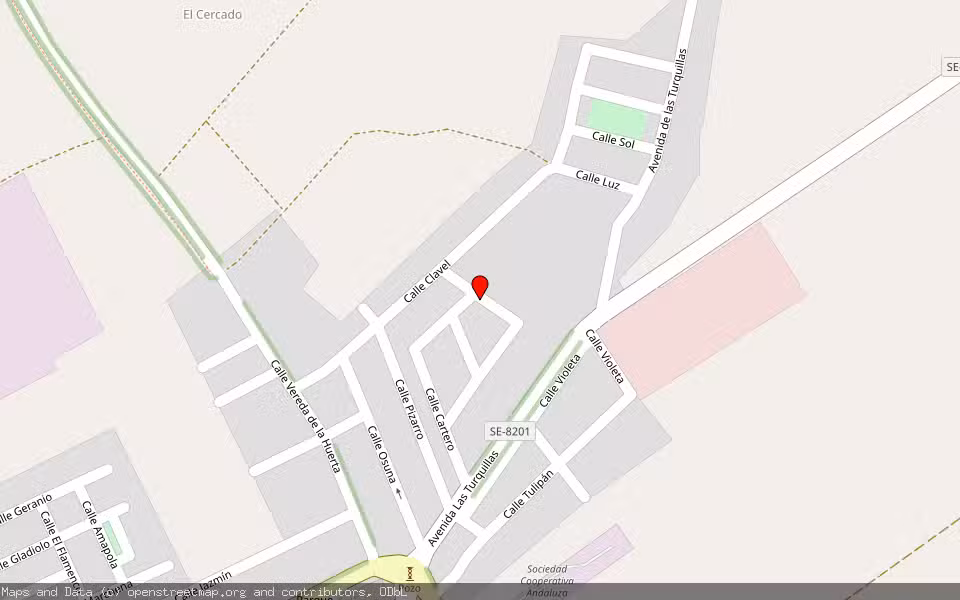 Mapa de Subasta Inmueble (Solar) en La Lantejuela, Sevilla