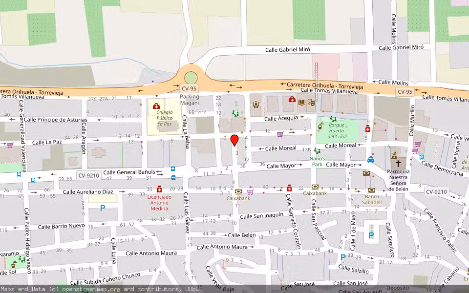 Mapa de Subasta Inmueble (Vivienda) en Bigastro, Alicante/Alacant