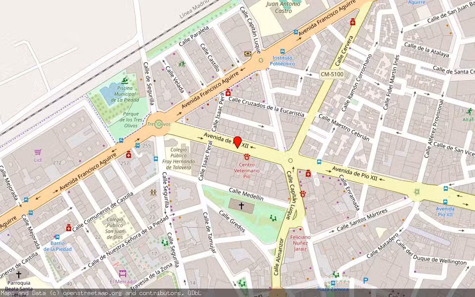 Mapa de Subasta Inmueble (Vivienda) en Talavera De La Reina, Toledo