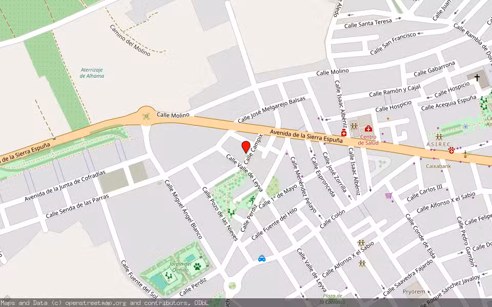 Mapa de Subasta Inmueble (Vivienda) en Alhama De Murcia, Murcia