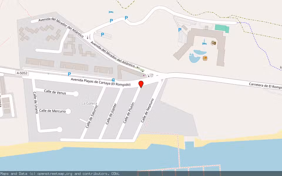 Mapa de Subasta Inmueble (Vivienda) en Cartaya, Huelva