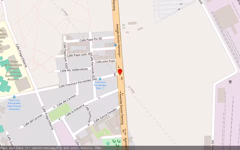 Mapa de Subasta Inmueble (Vivienda) en Leon, León