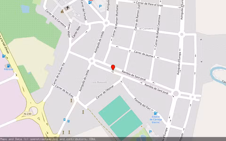 Mapa de Subasta Inmueble (Vivienda) en Torrefarrera, Lleida