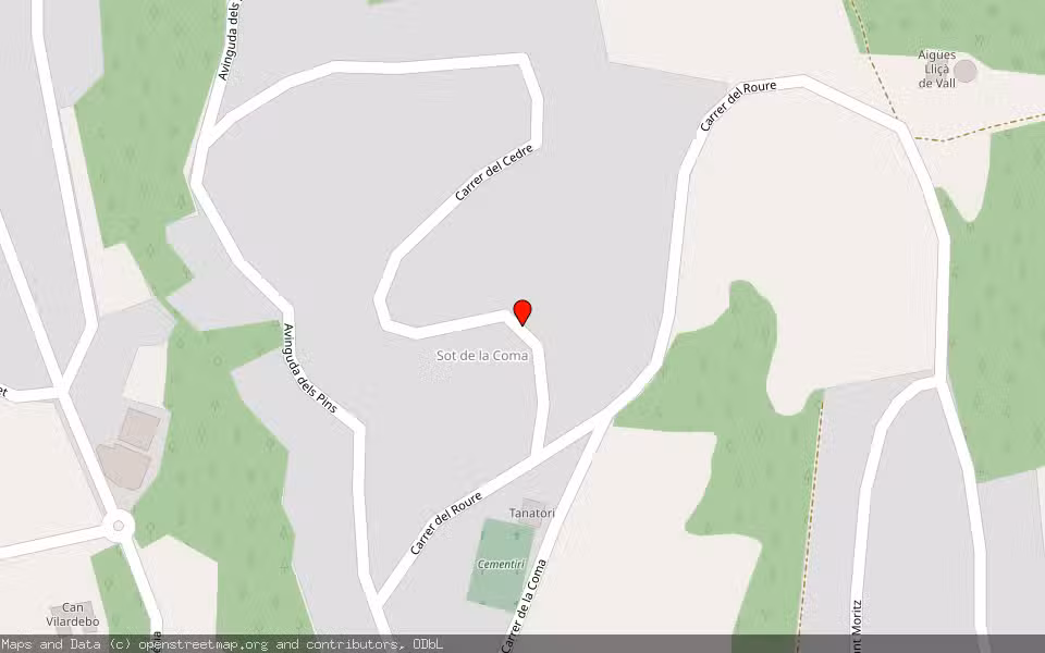 Mapa de Subasta Inmueble (Vivienda) en Lliçà De Vall, Barcelona