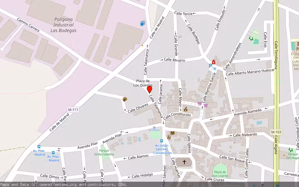 Mapa de Subasta Inmueble (Vivienda) en Fuente El Saz De Jarama, Madrid