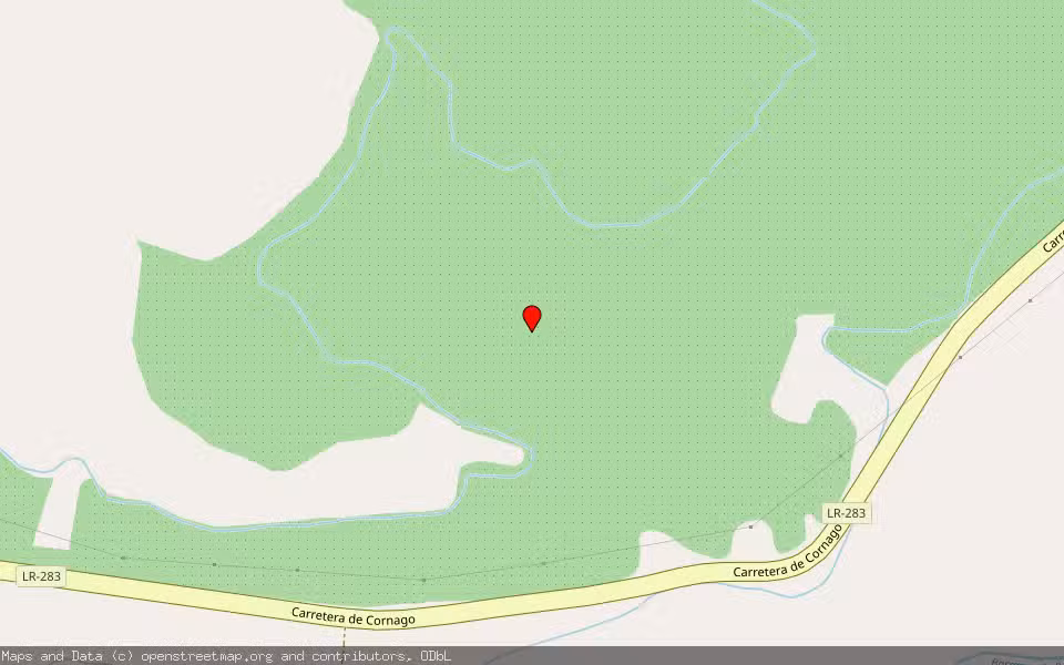 Mapa de Subasta Inmueble (Finca rústica) en Cornago, La Rioja